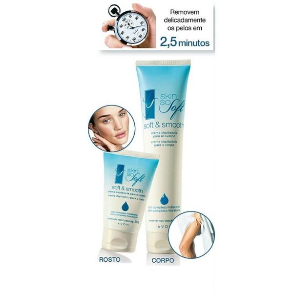 0729 Skin So Soft & Smooth Creme Depilatório Avon